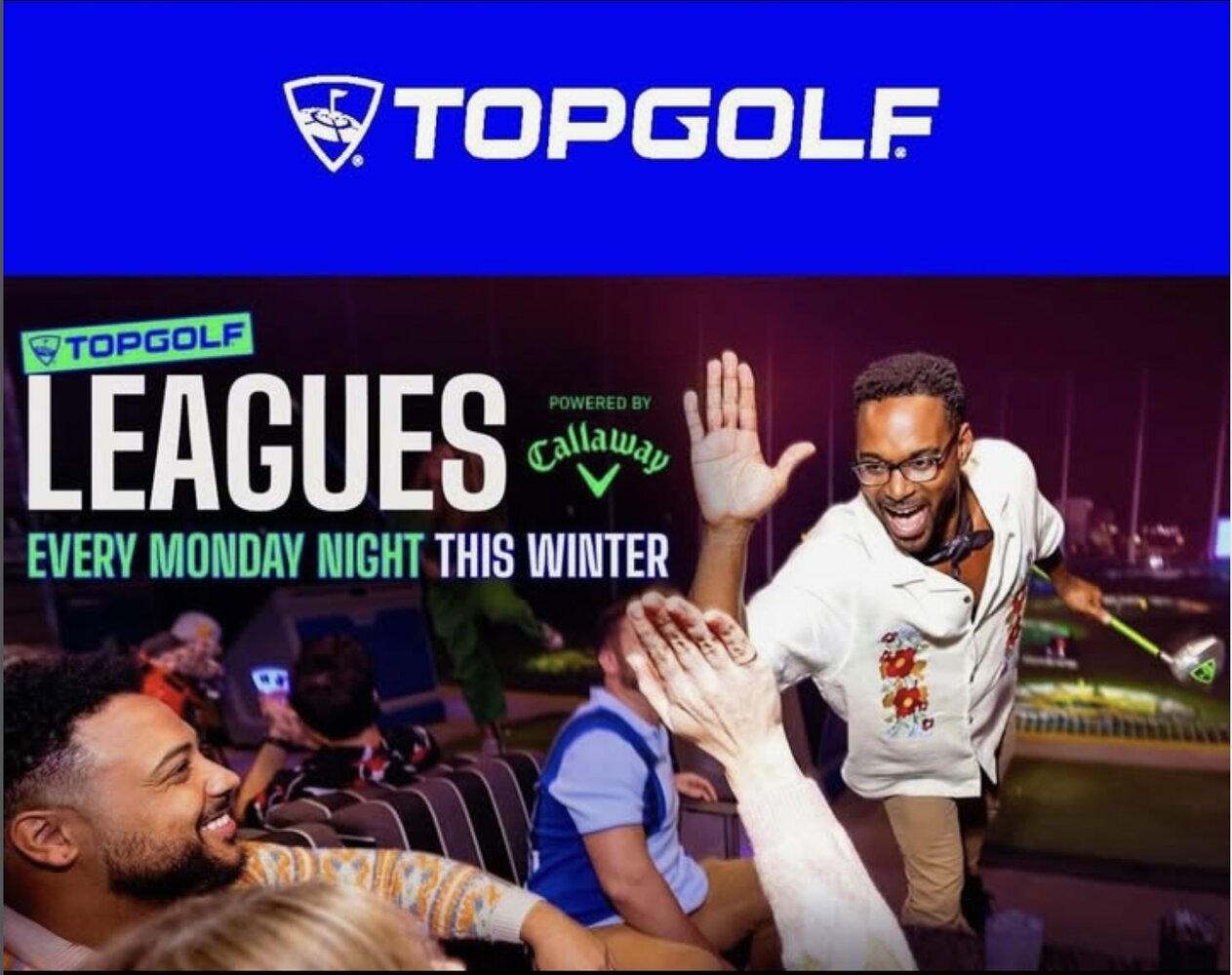 Topgolf campaign photo